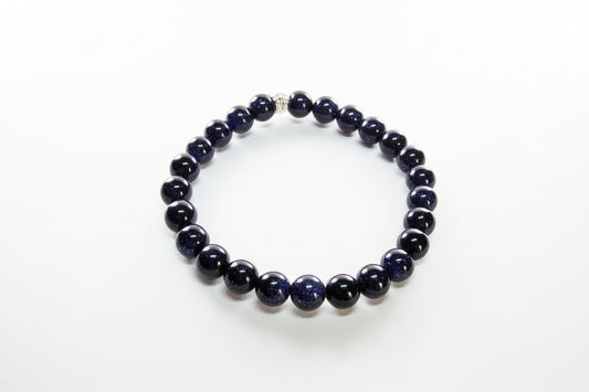 Blue Goldstone Beads