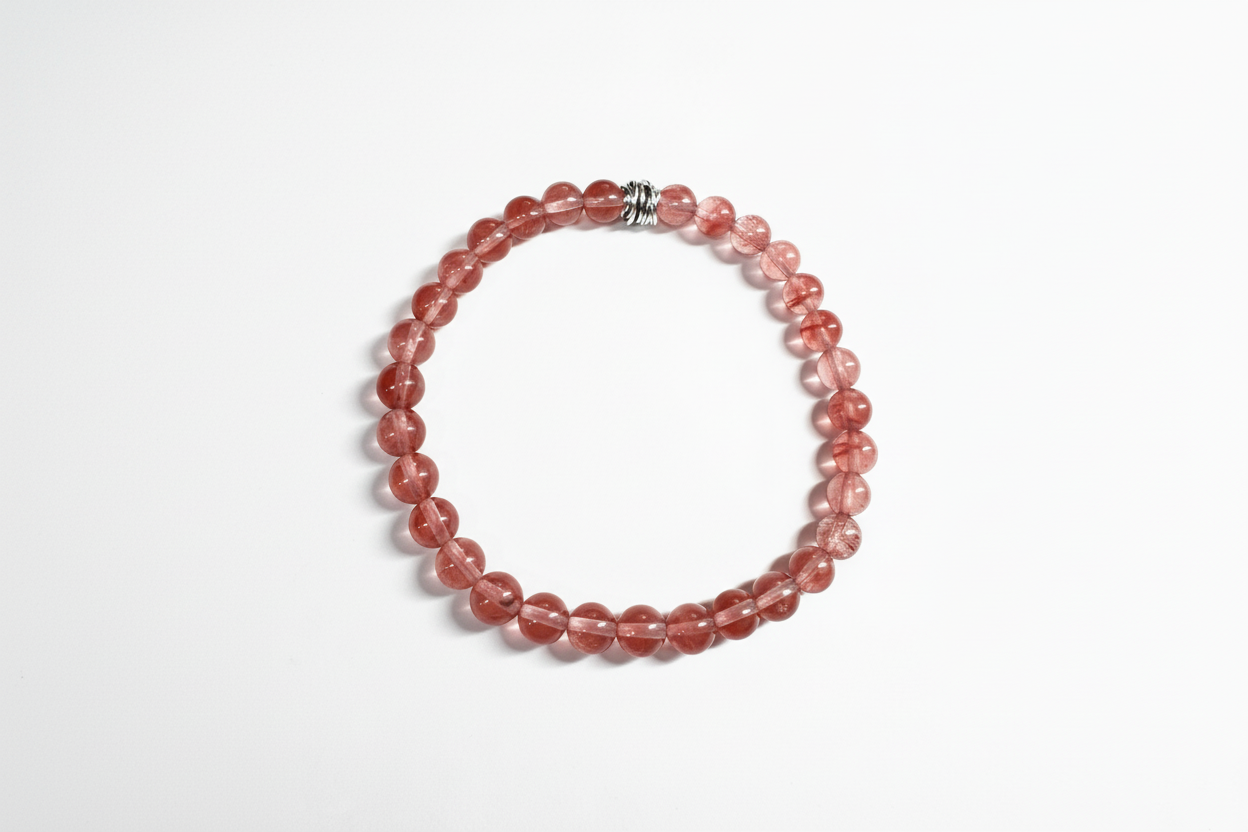 Cherry Bead Bracelet
