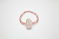 Cherry Bead Rose Crystal Bracelet